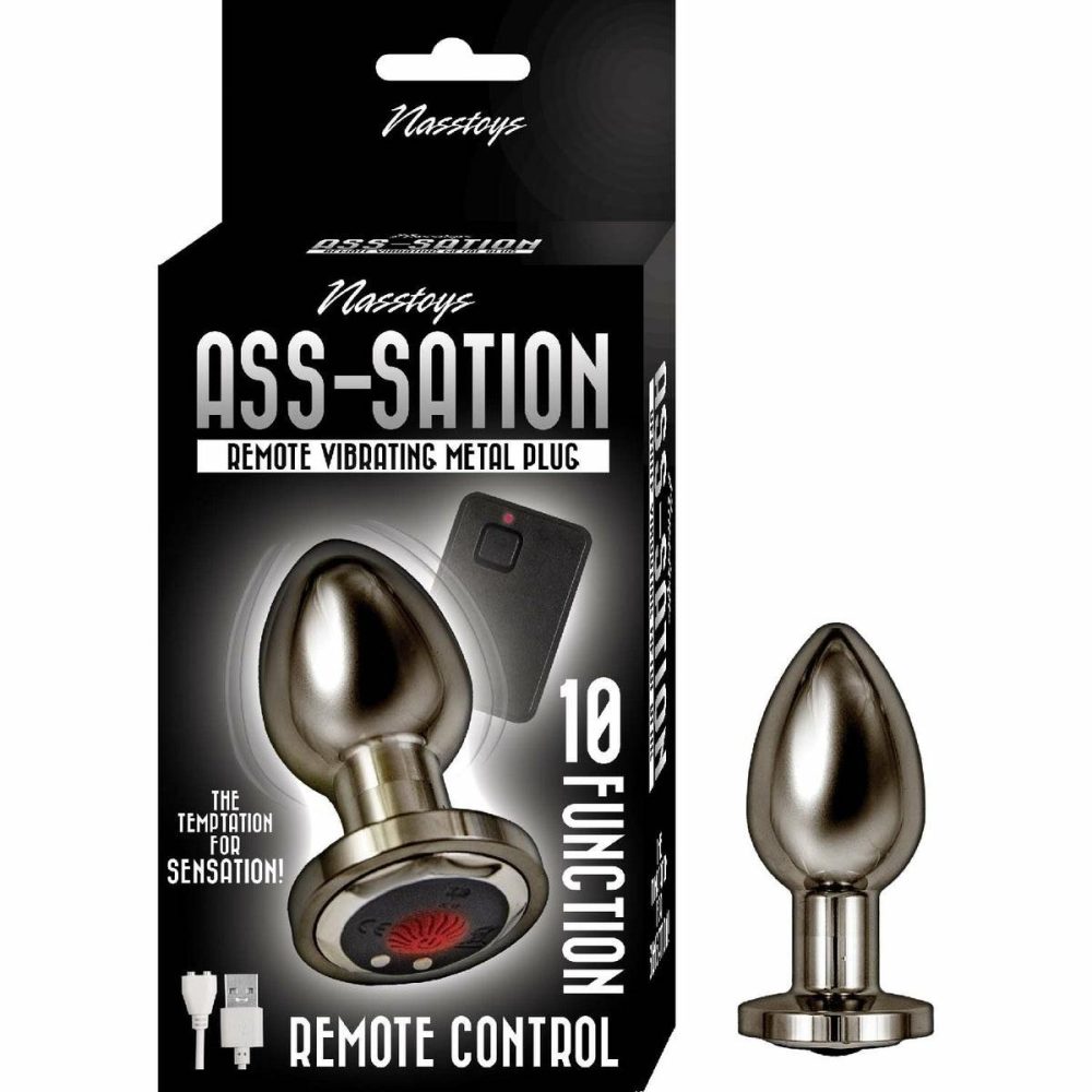 Ass-Sation Remote Metal Plug  |  Anal