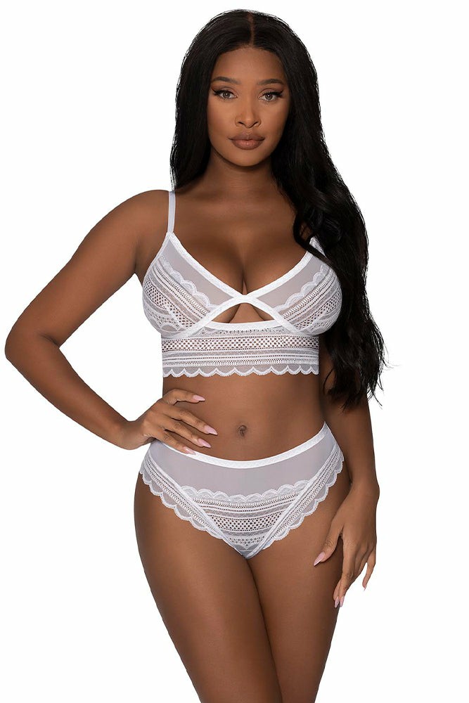 Bralette & Higdeter White S/M  |  Apparel