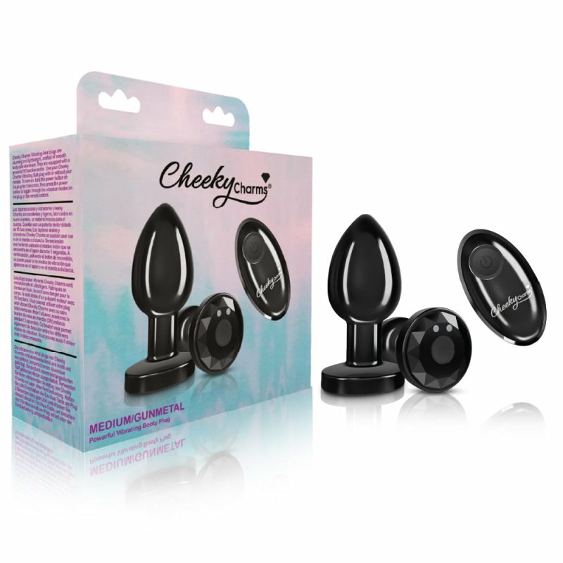 Cheeky Charms Medium Black Plug  |  Anal