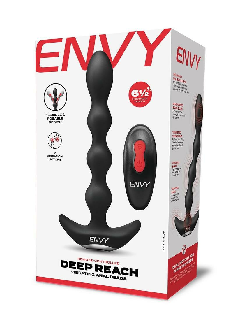 Envy Deep Reach Beads Remote  |  Anal