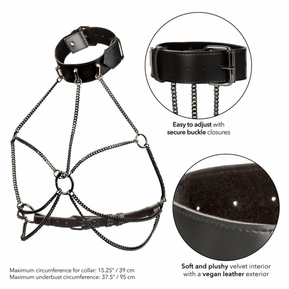 Euphoria Chain Collar Harness  |  Fetish