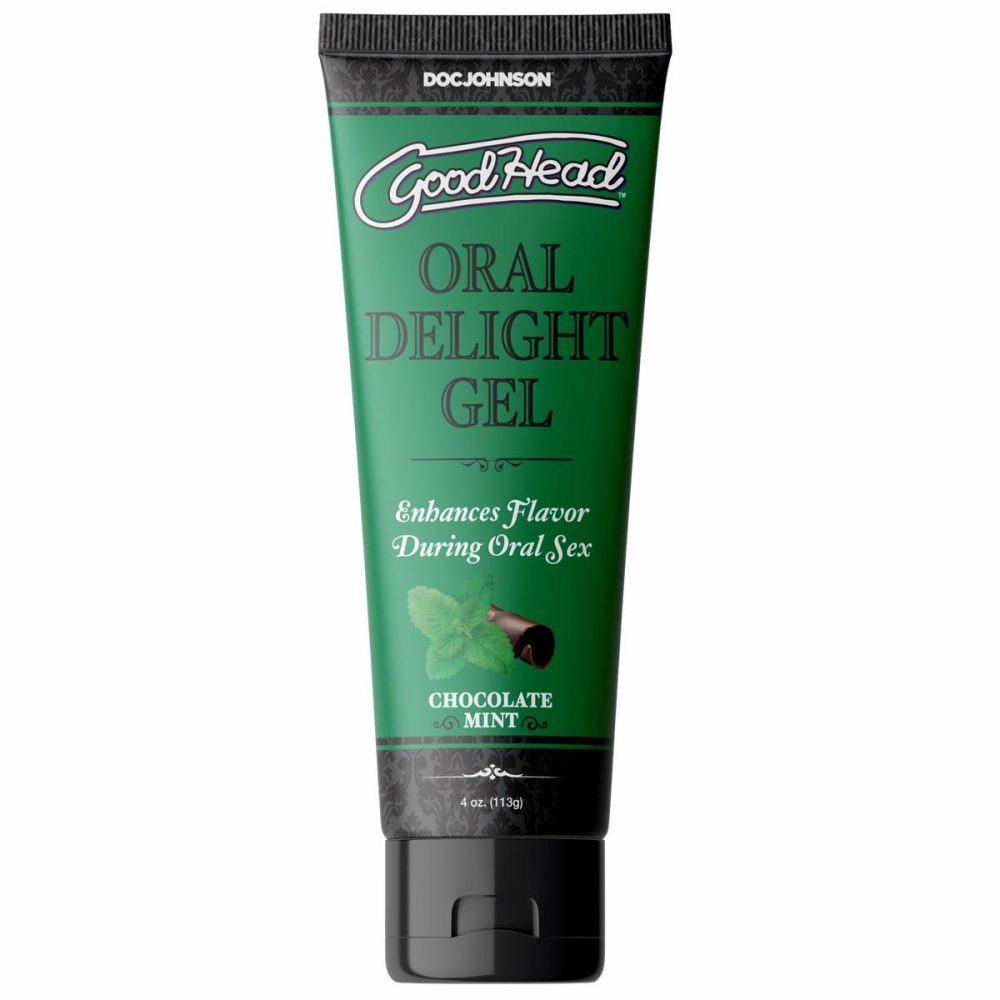 Goodhead Oral Gel Chocolate Mint 4Oz  |  Lube & Stimulants