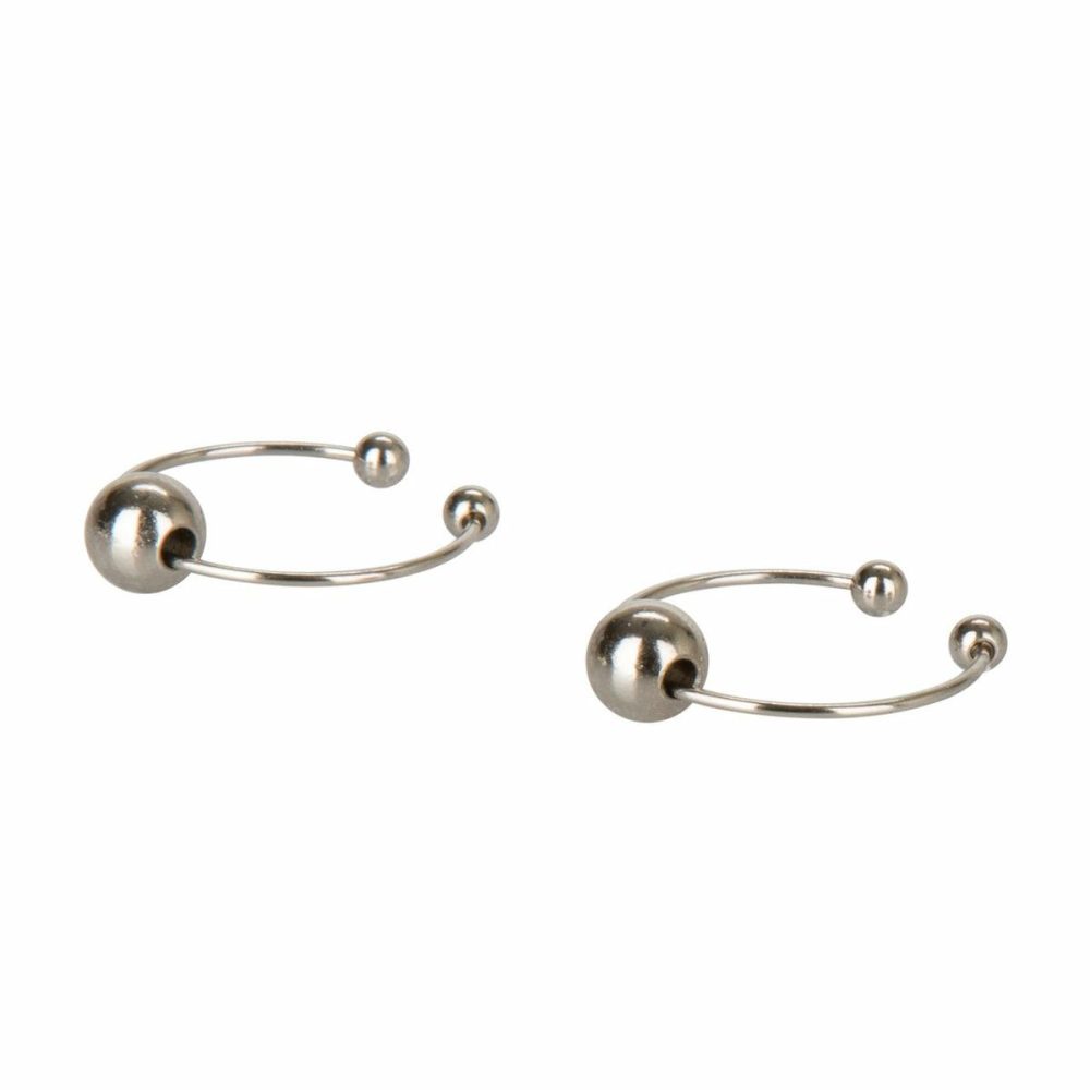 Non-Percing Nipple & Clitoral Jewelry Silver  |  Fetish