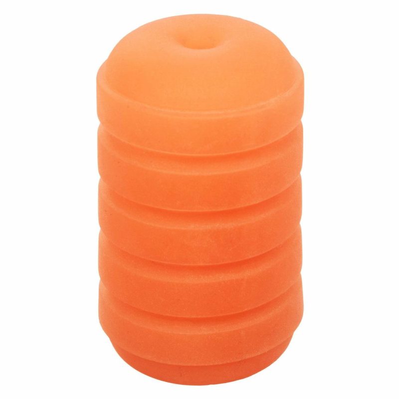 Pop Sock Ribbed Orange  |  Strokers