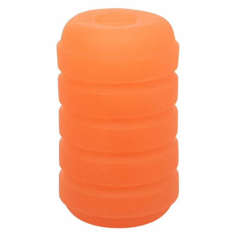 Pop Sock Ribbed Orange  |  Strokers