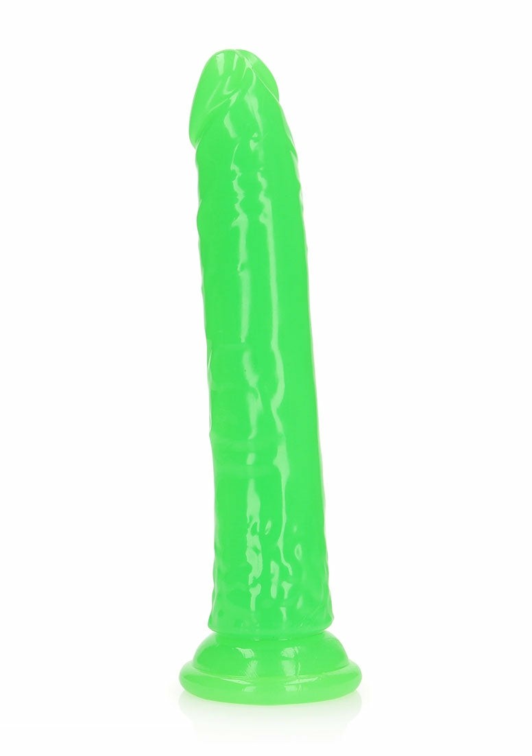 Real Glow Slim 9″ Green  |  Dildos