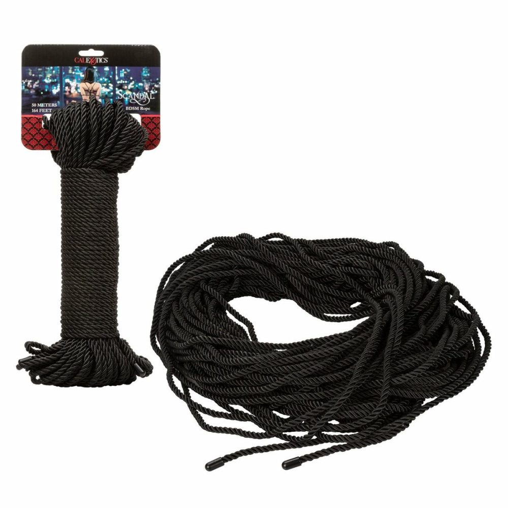 Scandal Bdsm Rope Black 50M  |  Fetish