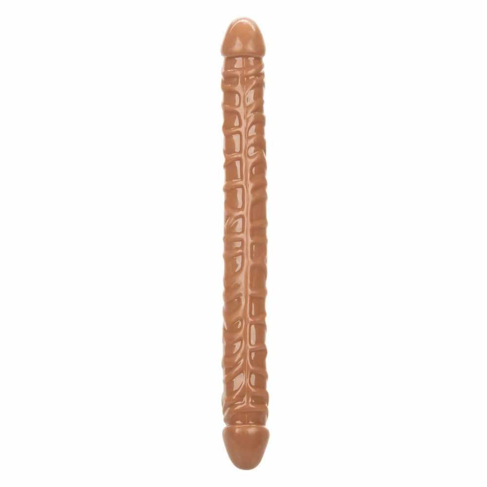 Size Queen 17″ Double Ended Brown  |  Dildos