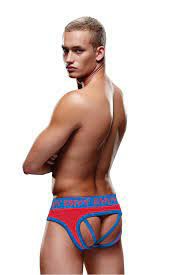 Solid Envy Jock Redblu Lxl  |  Apparel