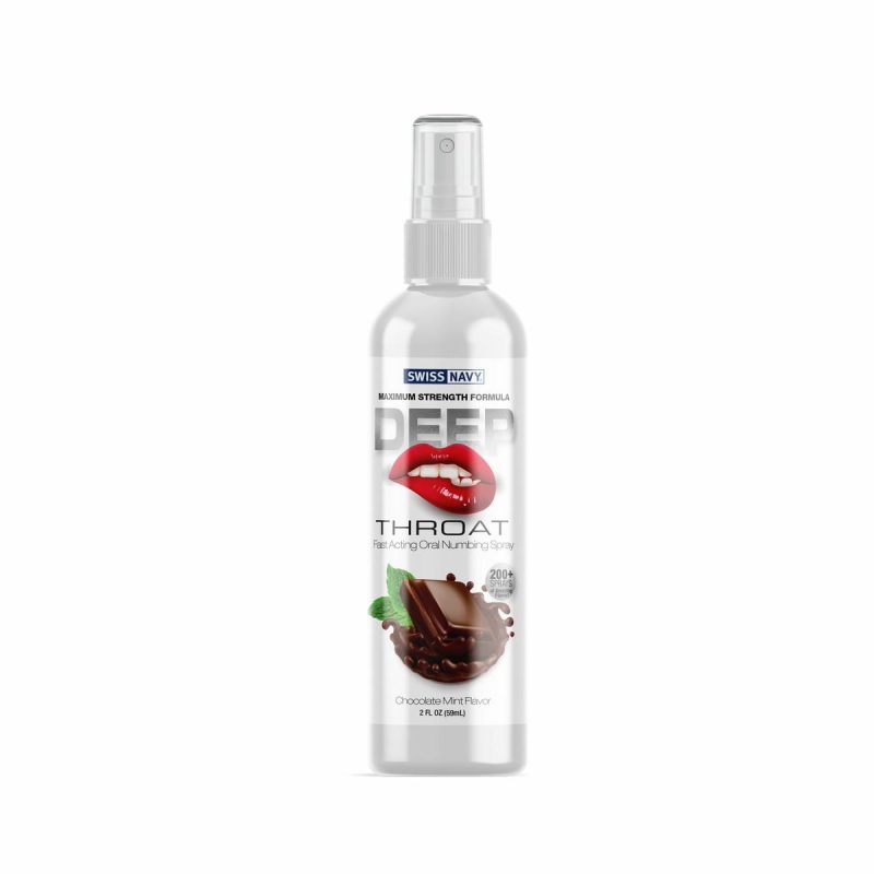 Swiss Navy Deep Throat Chocolate Mint 2Oz  |  Lube & Stimulants