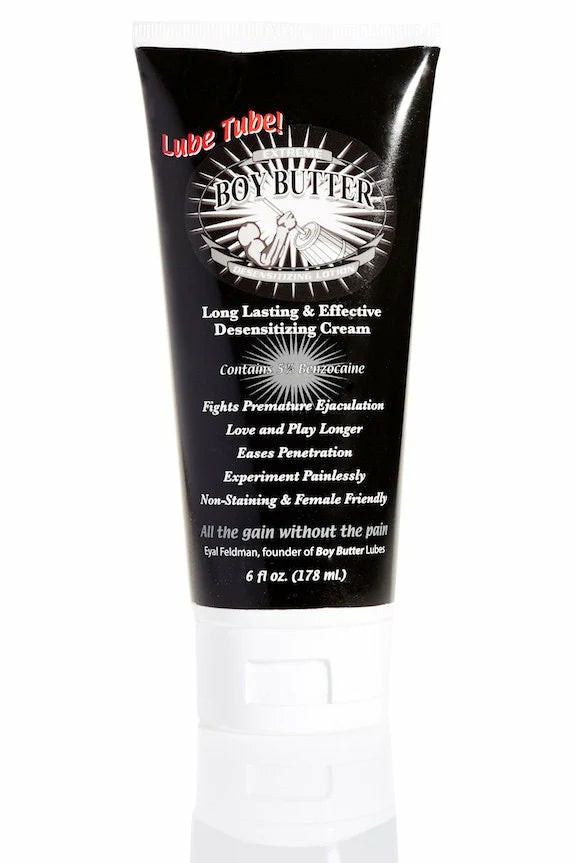 Boy Butter Desensitizing Tube 6Oz  |  Lube & Stimulants