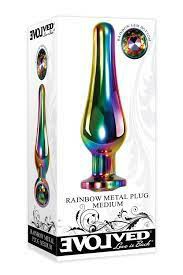 Evolved Rainbow Metal Plug Md  |  Anal