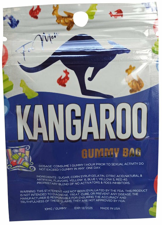 Kangaroo Blue Gummy  |  Enhancements