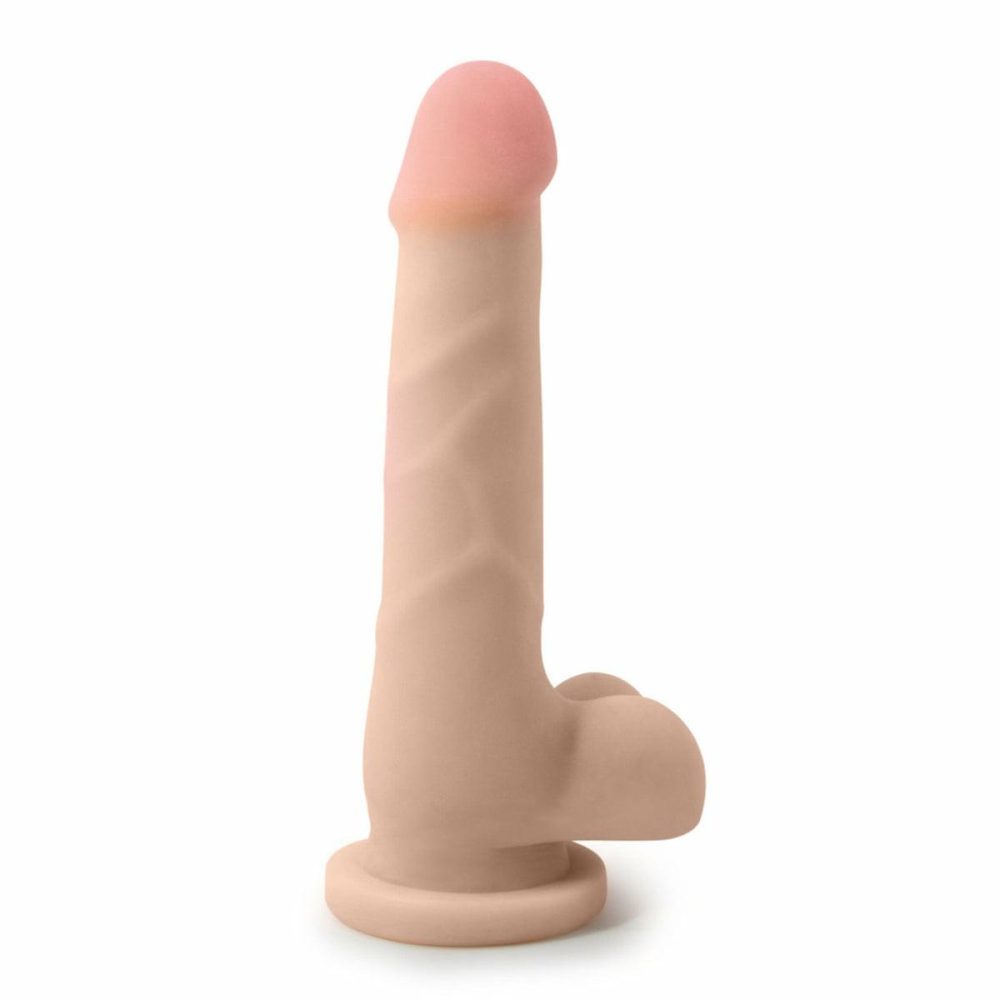 Sam Dual Density Realistic Dildo, 7″, Vanilla  |  Dildos